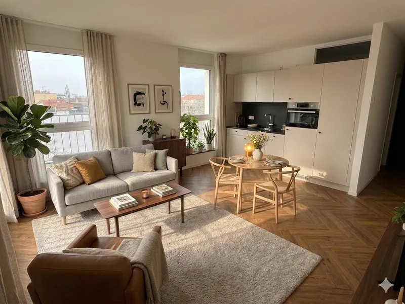 Wohnkomfort neu erleben – 2-Zimmer-Wohnung mit Einbauküche & Fußbodenheizung — photo 1